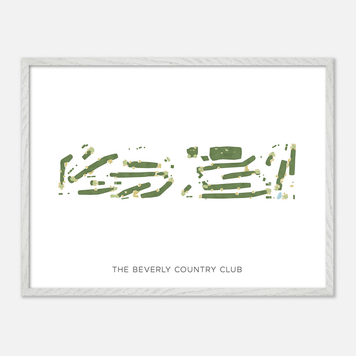 Print of The Beverly Country Club Modern Map