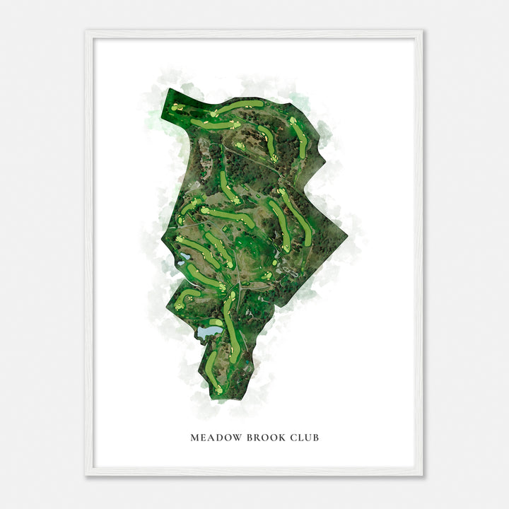 Print of Meadow Brook Club Classic Map