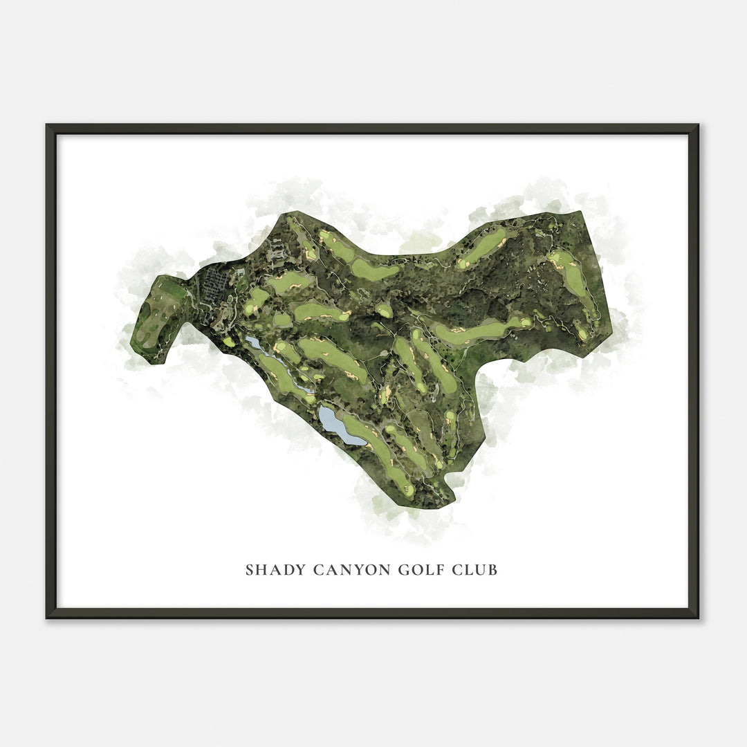 Print of Shady Canyon Golf Club Classic Map