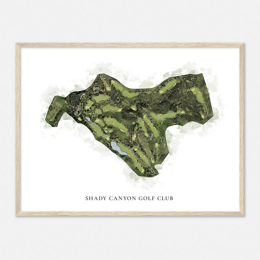 Print of Shady Canyon Golf Club Classic Map