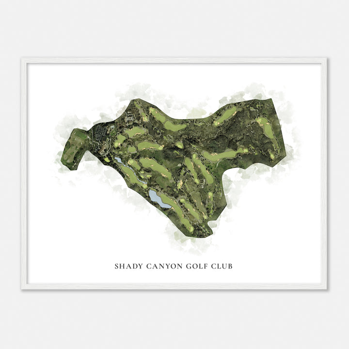 Print of Shady Canyon Golf Club Classic Map