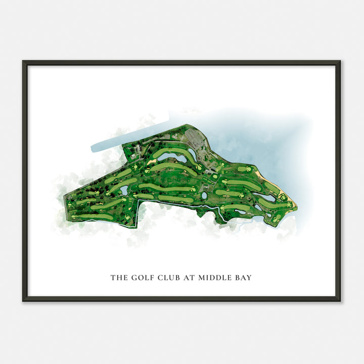 Print of The Golf Club At Middle Bay Classic Map