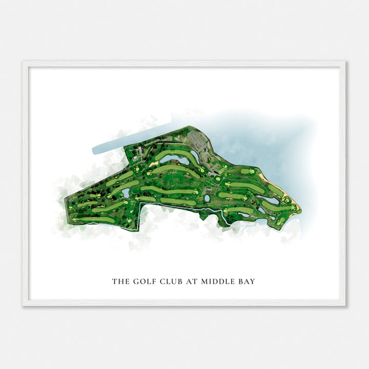Print of The Golf Club At Middle Bay Classic Map