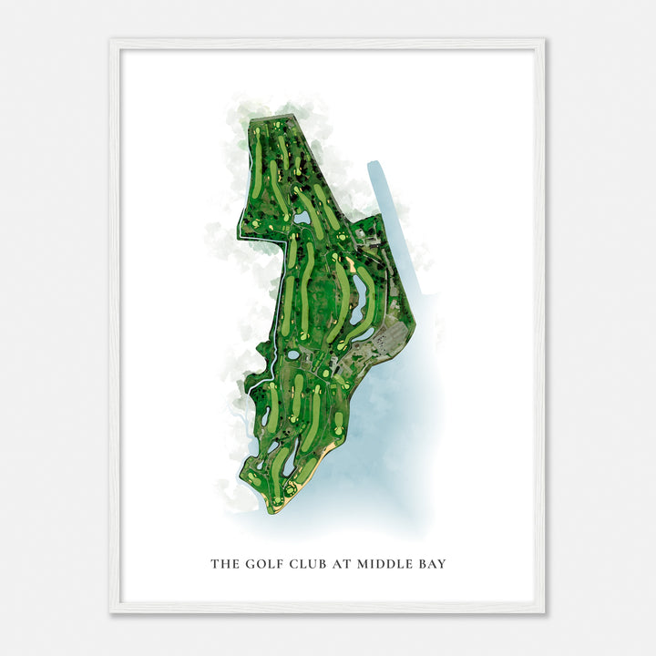 Print of The Golf Club At Middle Bay Classic Map