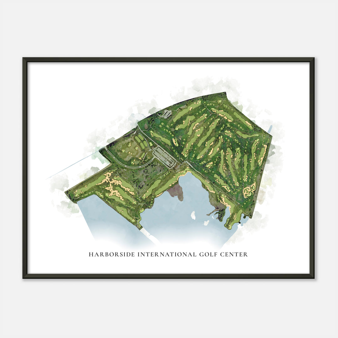 Print of Harborside International Golf Center Classic Map