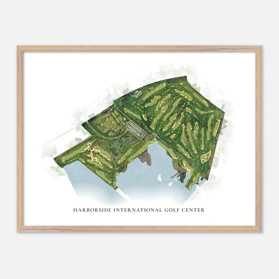 Print of Harborside International Golf Center Classic Map