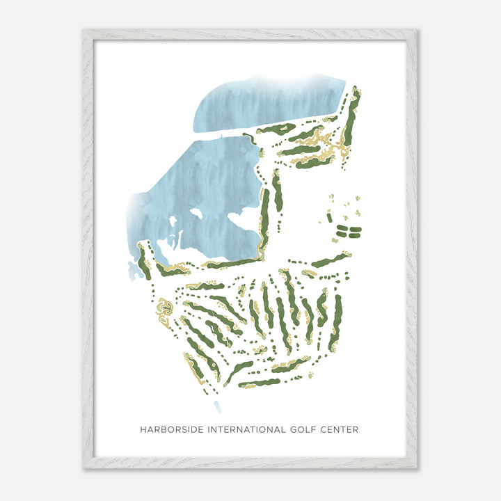 Print of Harborside International Golf Center Modern Map
