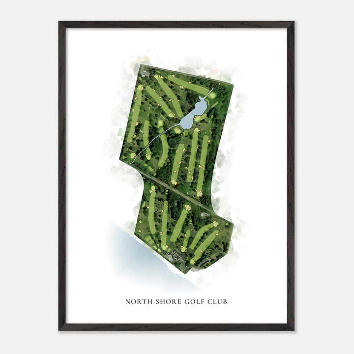 Print of North Shore Golf Club Classic Map