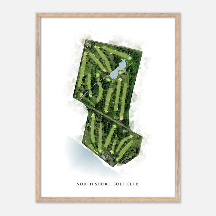 Print of North Shore Golf Club Classic Map