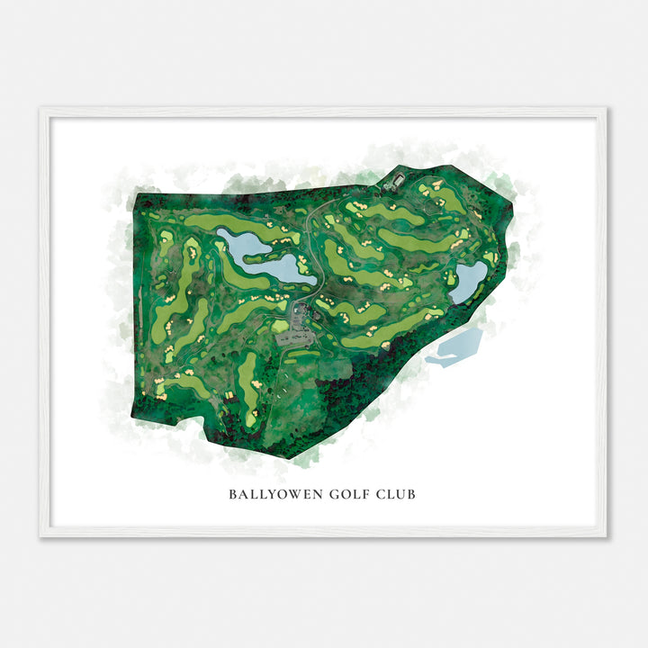 Print of Ballyowen Golf Club Classic Map