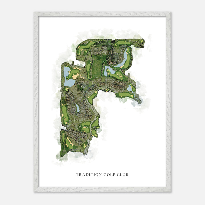 Print of Tradition Golf Club Classic Map