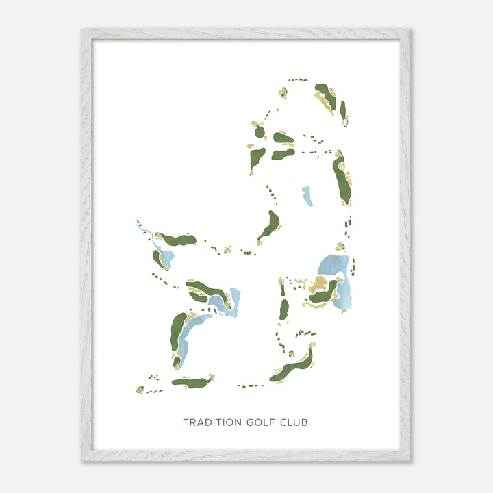 Print of Tradition Golf Club Modern Map