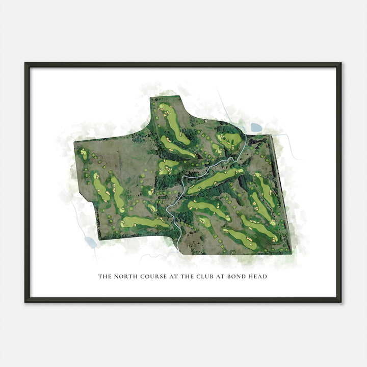 Print of The North Course At The Club At Bond Head Classic Map