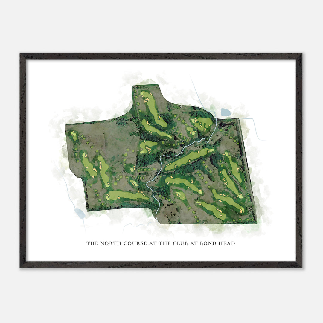 Print of The North Course At The Club At Bond Head Classic Map