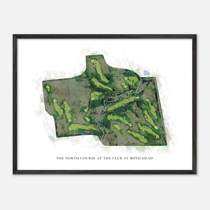 Print of The North Course At The Club At Bond Head Classic Map