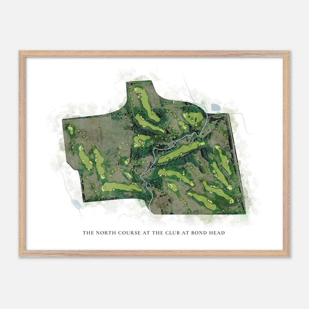 Print of The North Course At The Club At Bond Head Classic Map