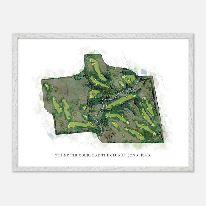 Print of The North Course At The Club At Bond Head Classic Map