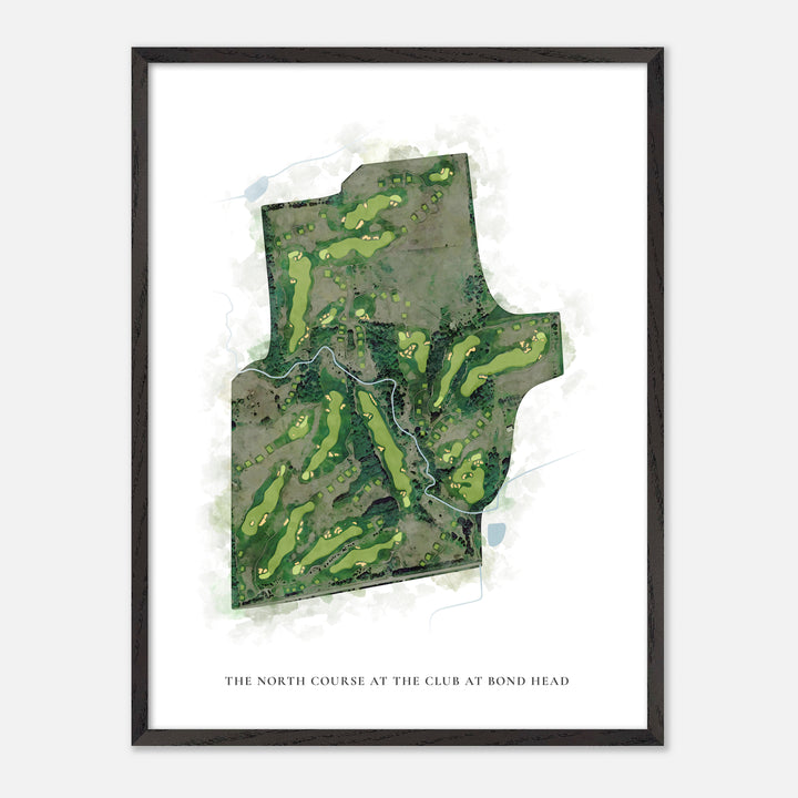 Print of The North Course At The Club At Bond Head Classic Map