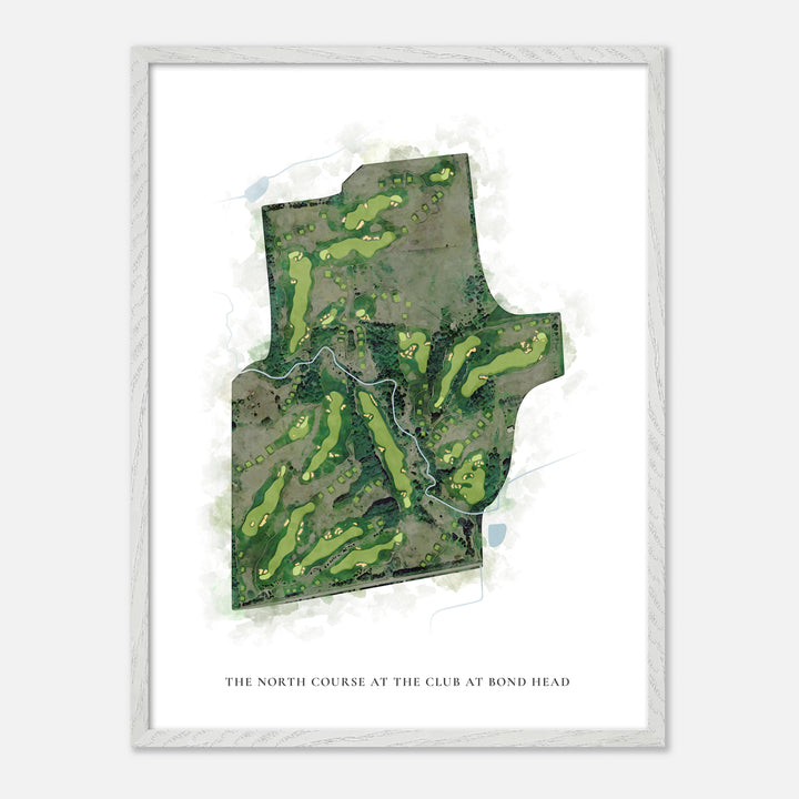 Print of The North Course At The Club At Bond Head Classic Map