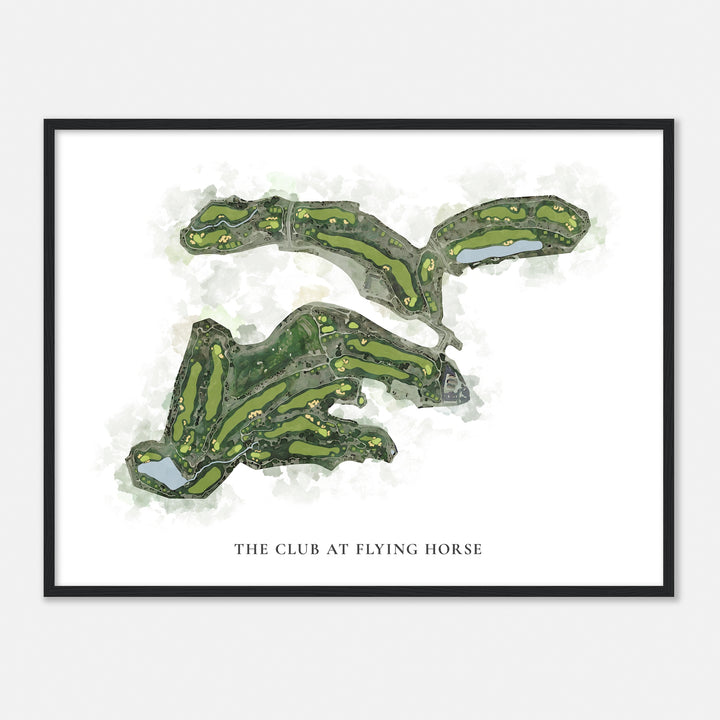 Print of The Club At Flying Horse Classic Map