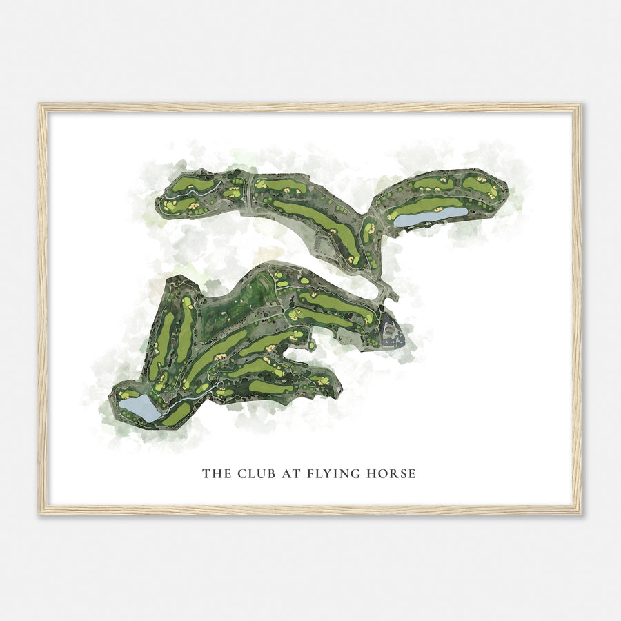 Print of The Club At Flying Horse Classic Map