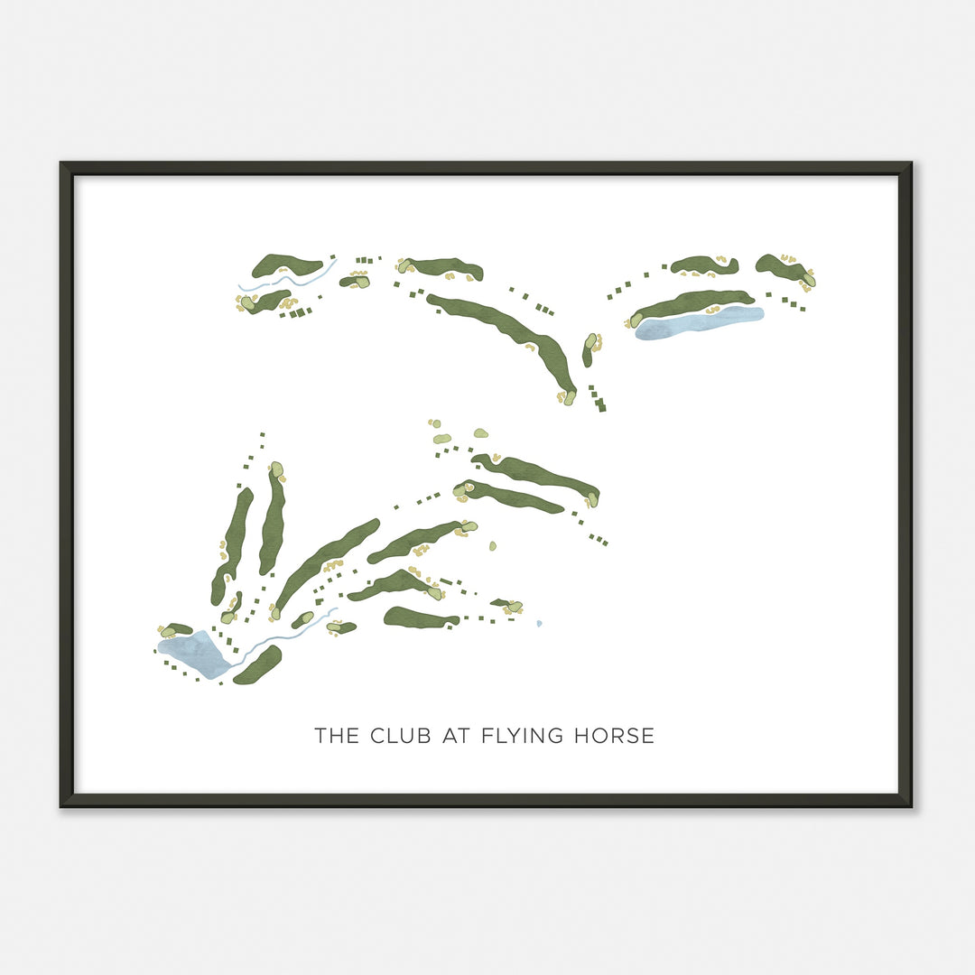 Print of The Club At Flying Horse Modern Map