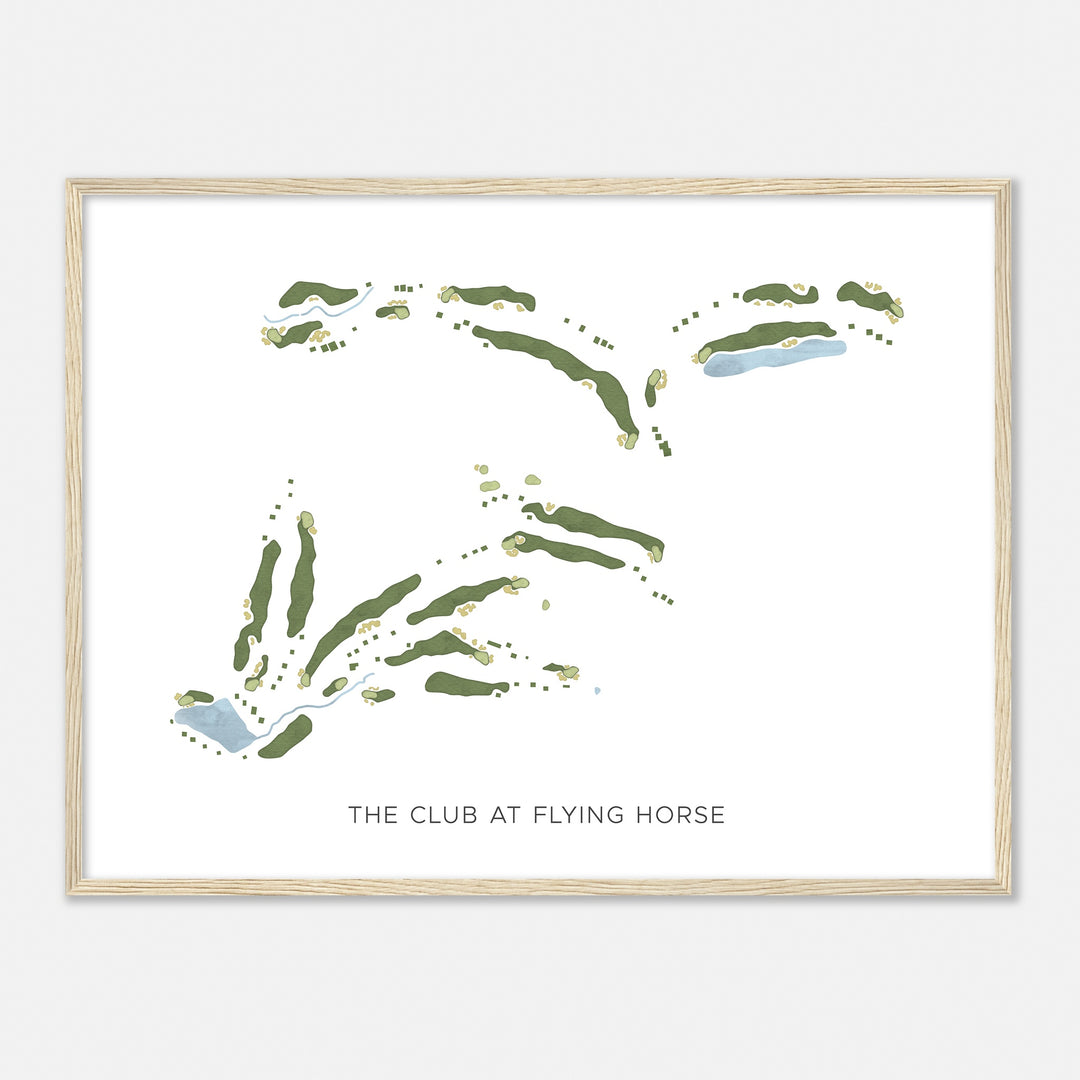 Print of The Club At Flying Horse Modern Map