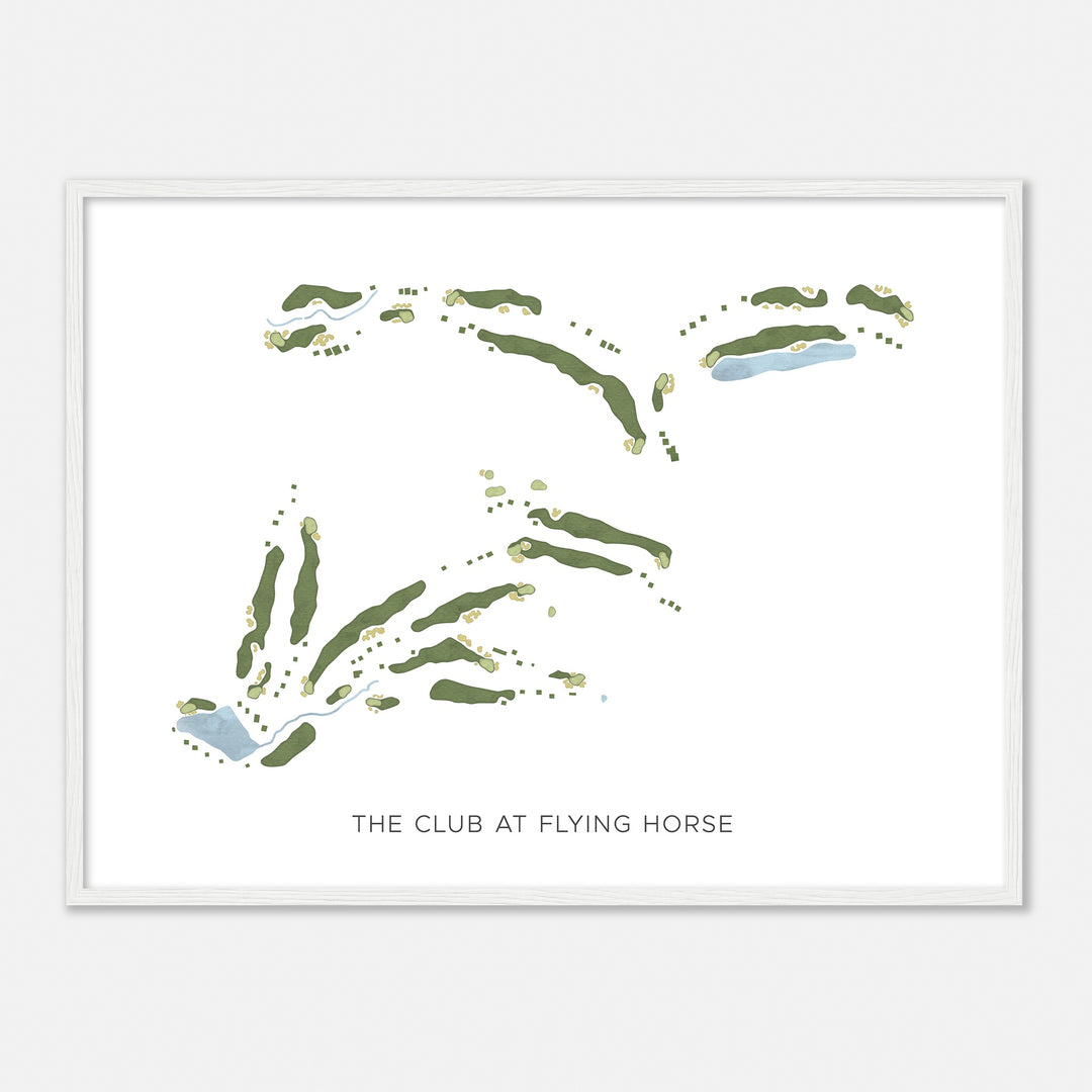 Print of The Club At Flying Horse Modern Map