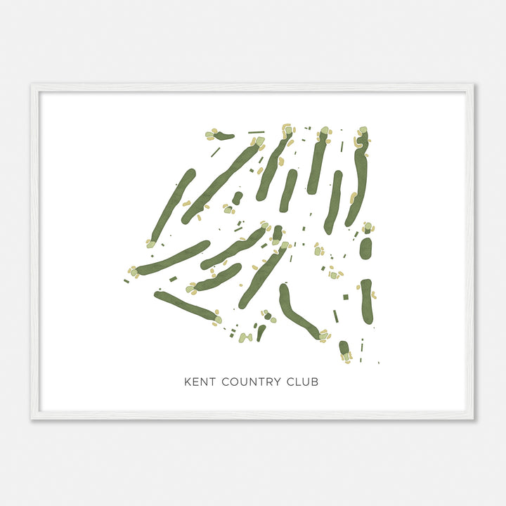 Print of Kent Country Club Modern Map