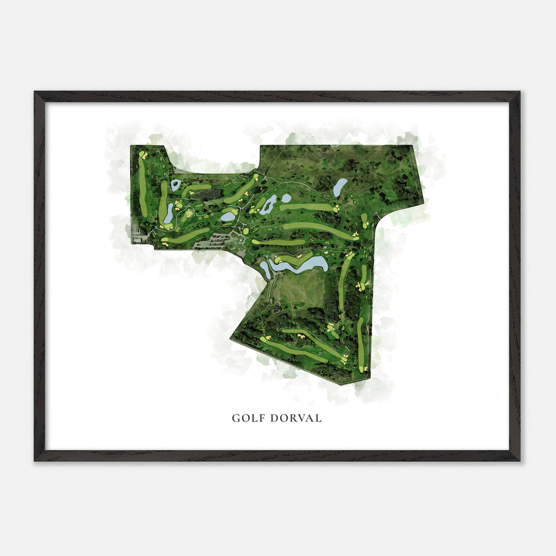 Print of Golf Dorval Classic Map