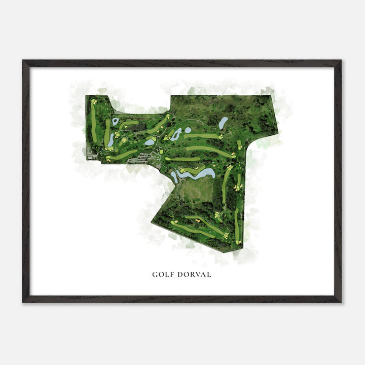 Print of Golf Dorval Classic Map