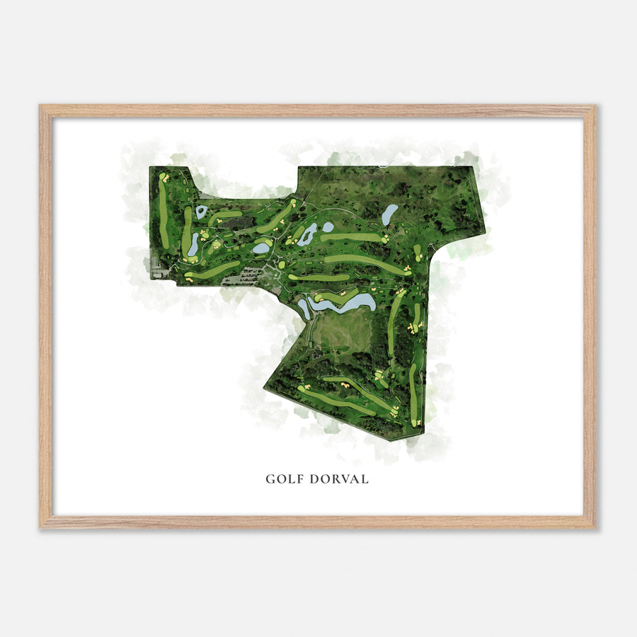 Print of Golf Dorval Classic Map