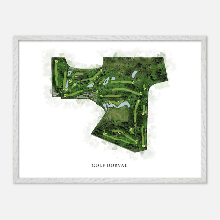 Print of Golf Dorval Classic Map