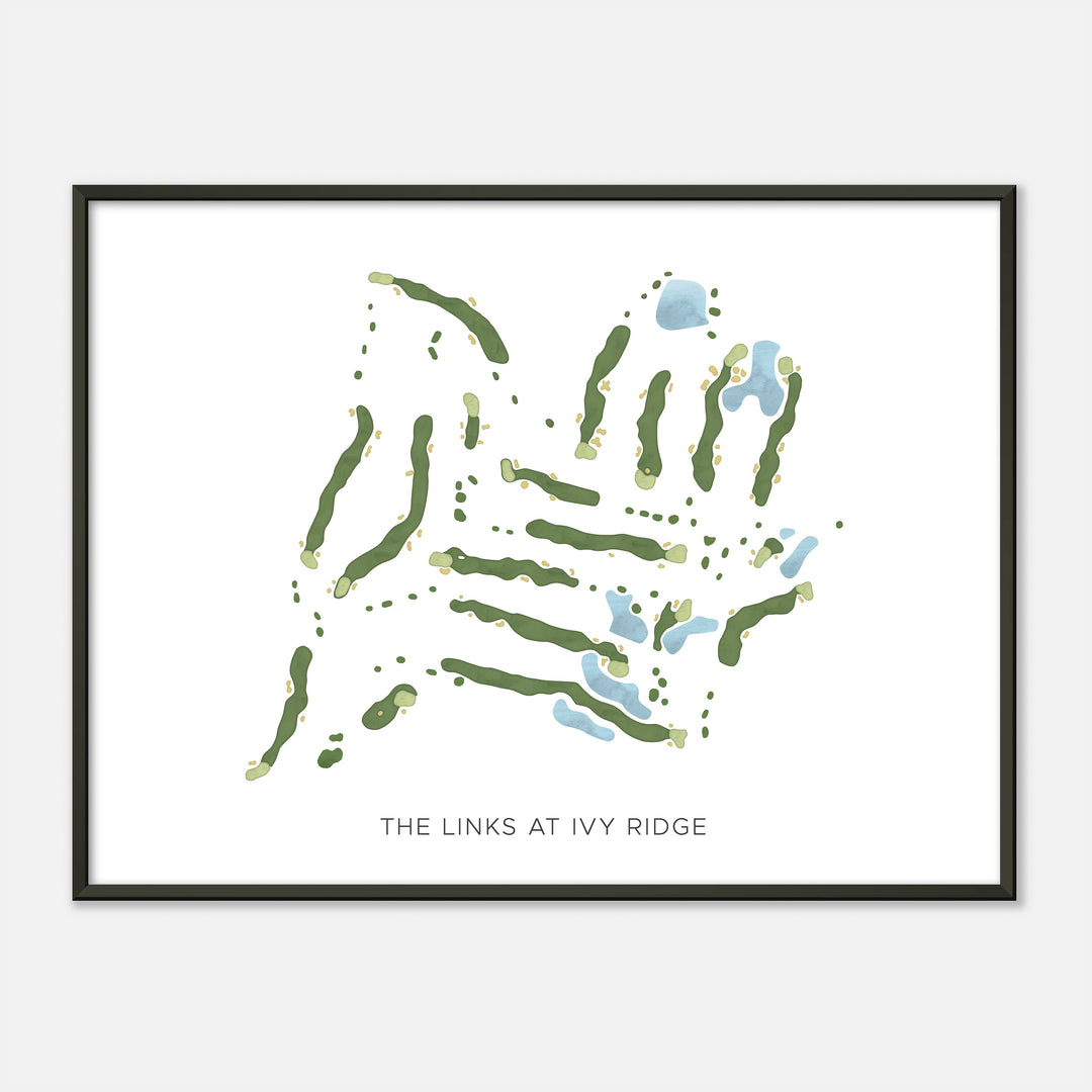 Print of The Links At Ivy Ridge Modern Map
