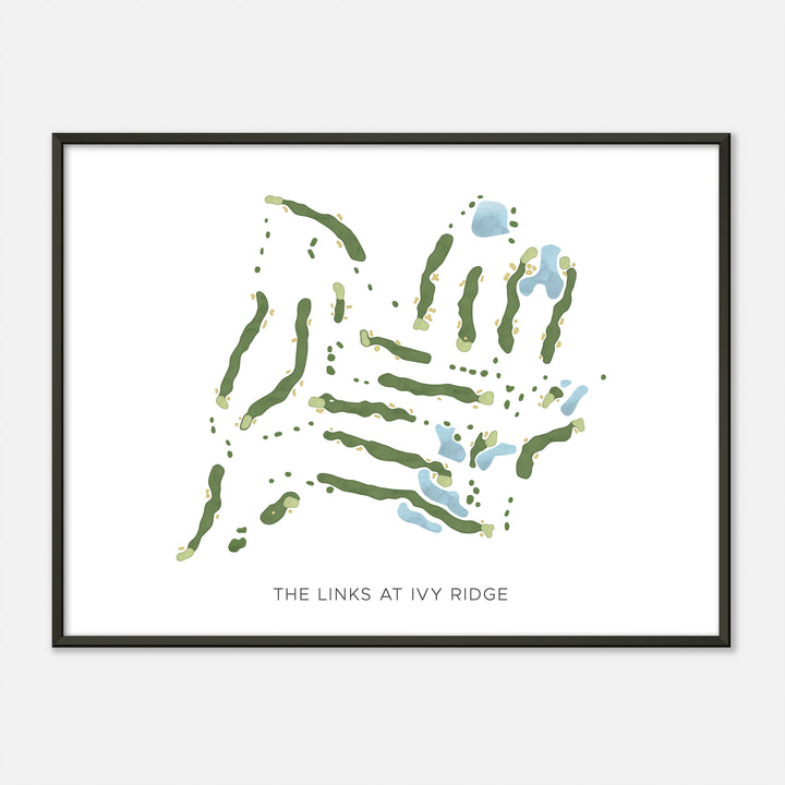 Print of The Links At Ivy Ridge Modern Map