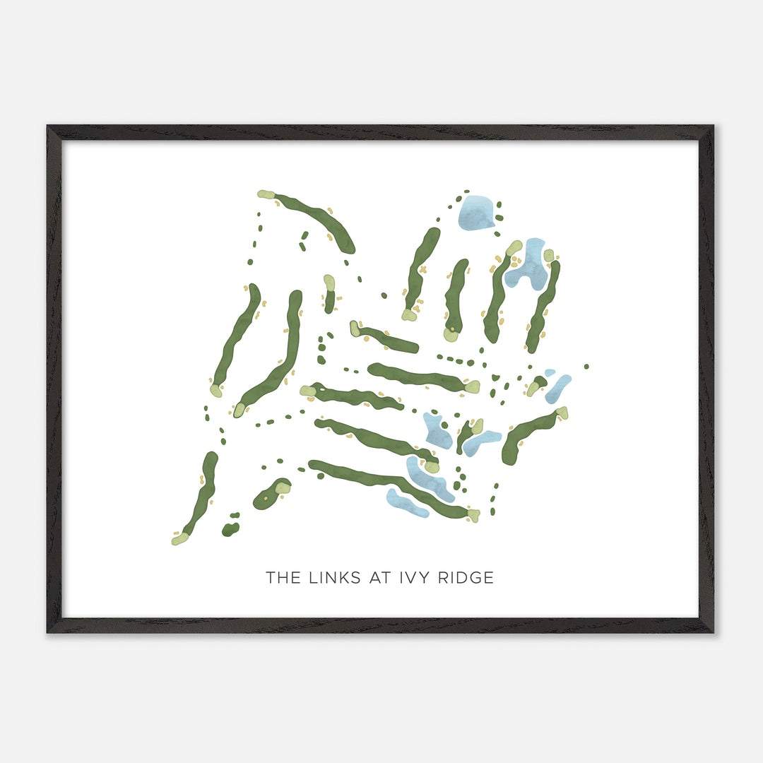 Print of The Links At Ivy Ridge Modern Map