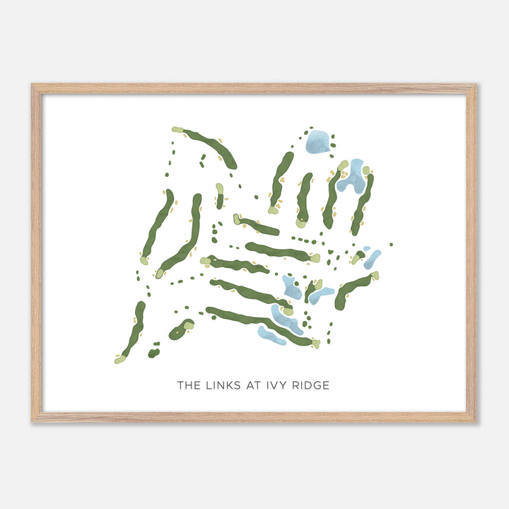 Print of The Links At Ivy Ridge Modern Map