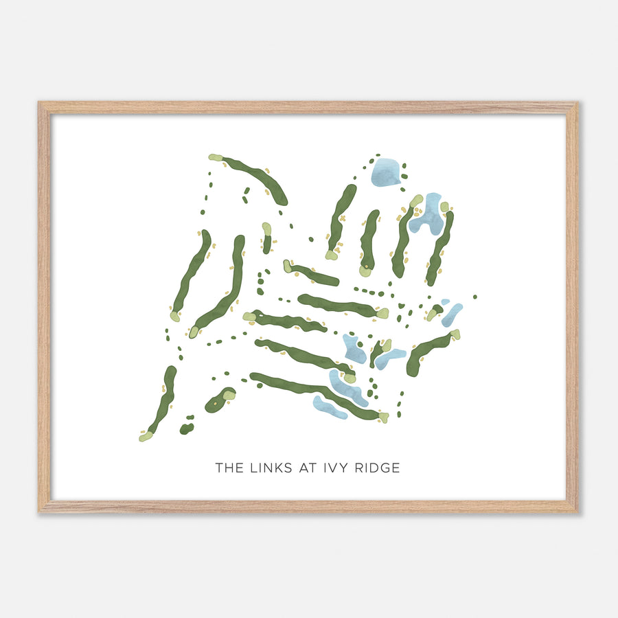 Print of The Links At Ivy Ridge Modern Map