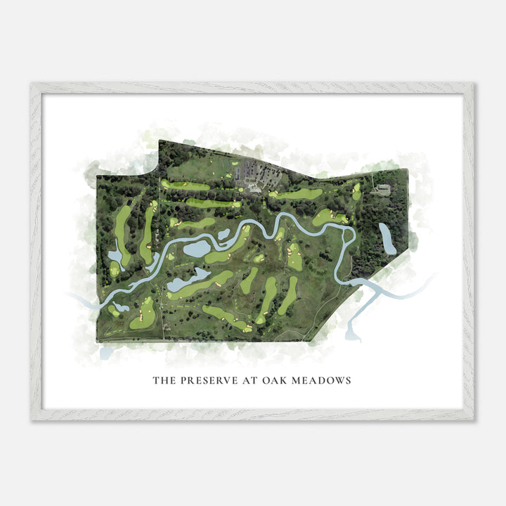 Print of The Preserve At Oak Meadows Classic Map