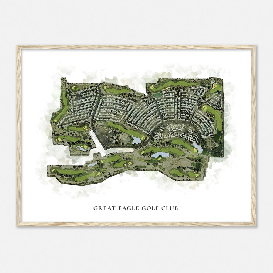 Print of Great Eagle Golf Club Classic Map