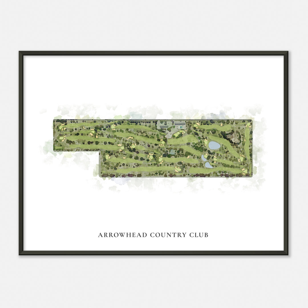 Print of Arrowhead Country Club Classic Map