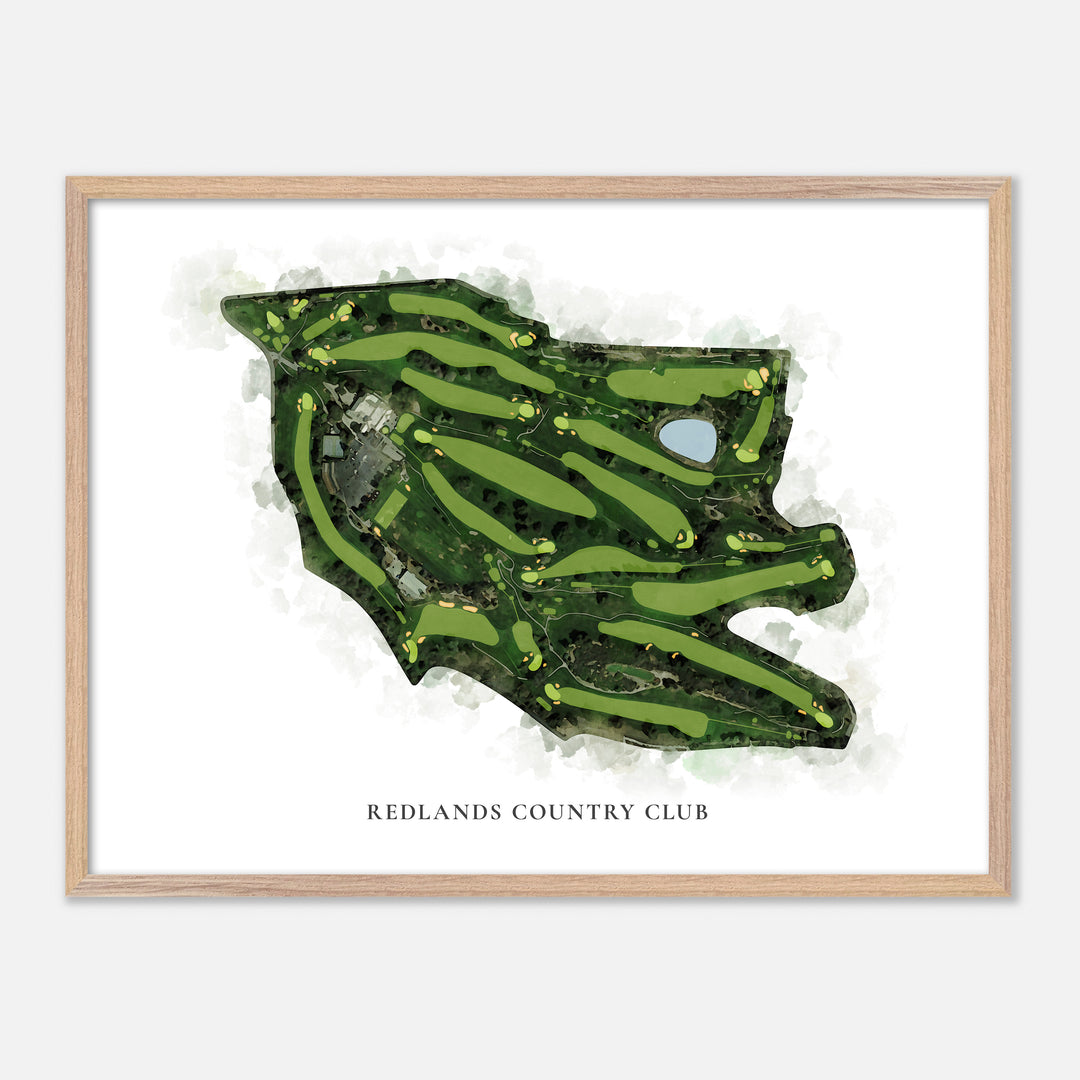 Print of Redlands Country Club Classic Map