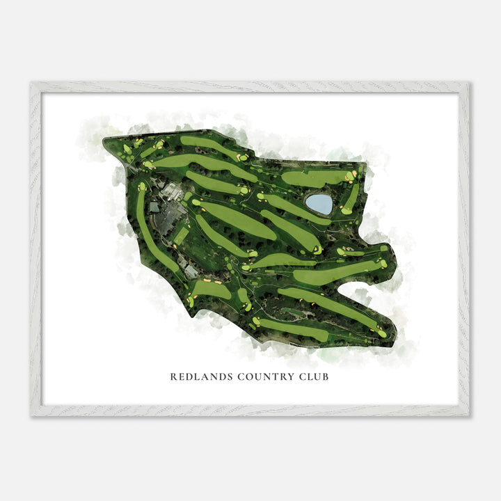 Print of Redlands Country Club Classic Map