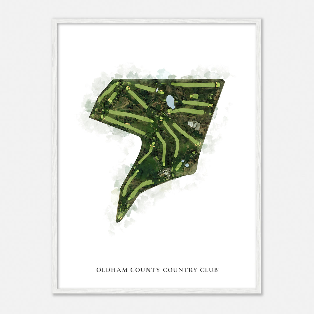 Print of Oldham County Country Club Classic Map