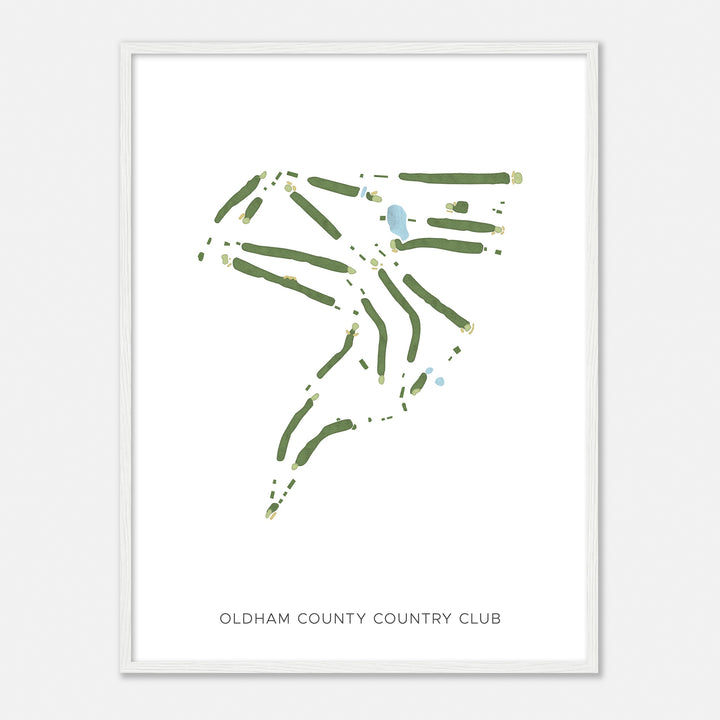 Print of Oldham County Country Club Modern Map