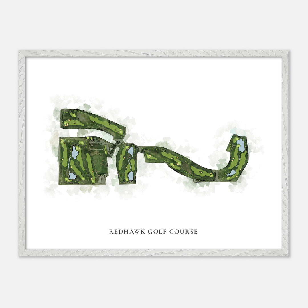 Print of Redhawk Golf Course Classic Map