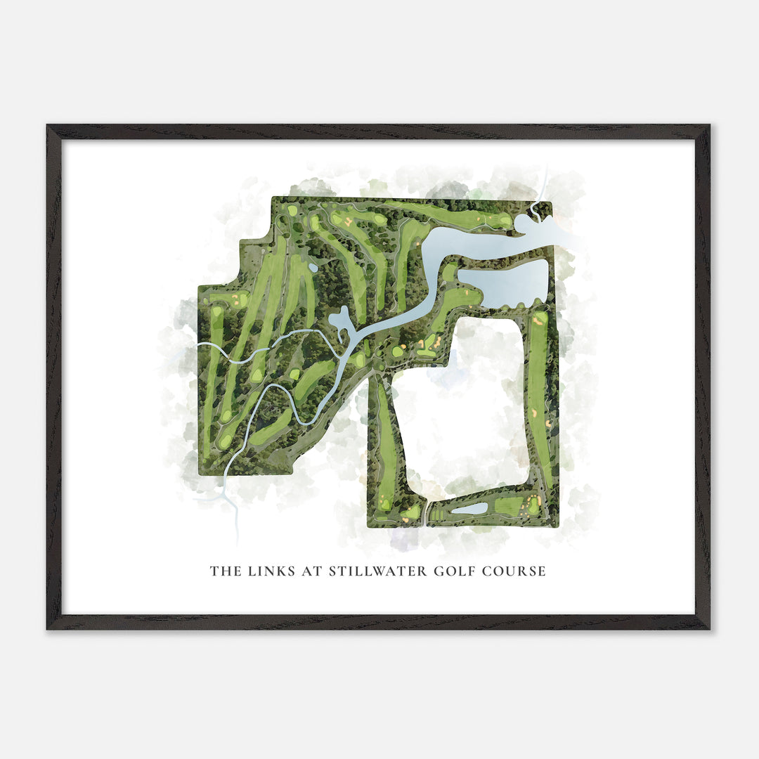 Print of The Links At Stillwater Golf Course Classic Map