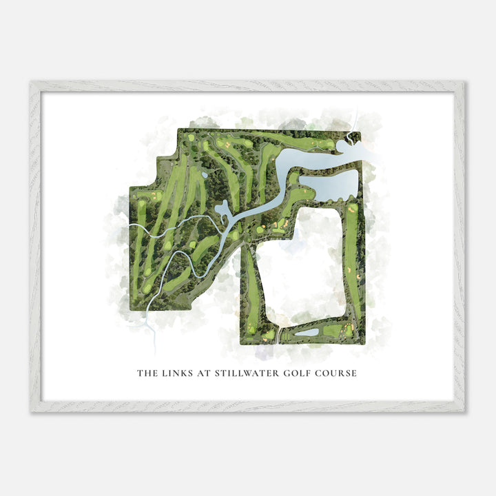 Print of The Links At Stillwater Golf Course Classic Map