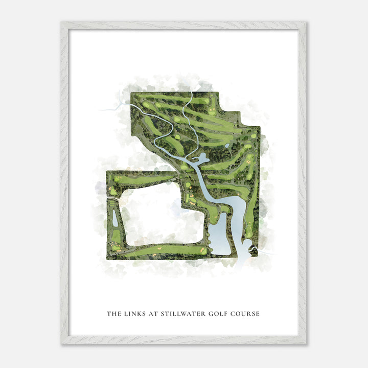Print of The Links At Stillwater Golf Course Classic Map