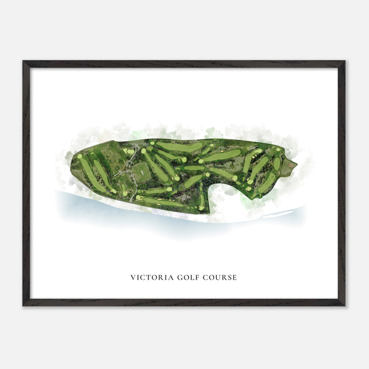 Print of Victoria Golf Course Classic Map